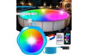 NATPOW Luces Led Piscina Rgb 20W